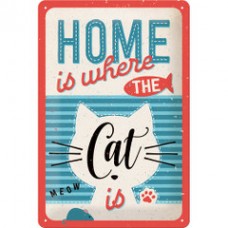 Home Is Where The Cat Is Sign